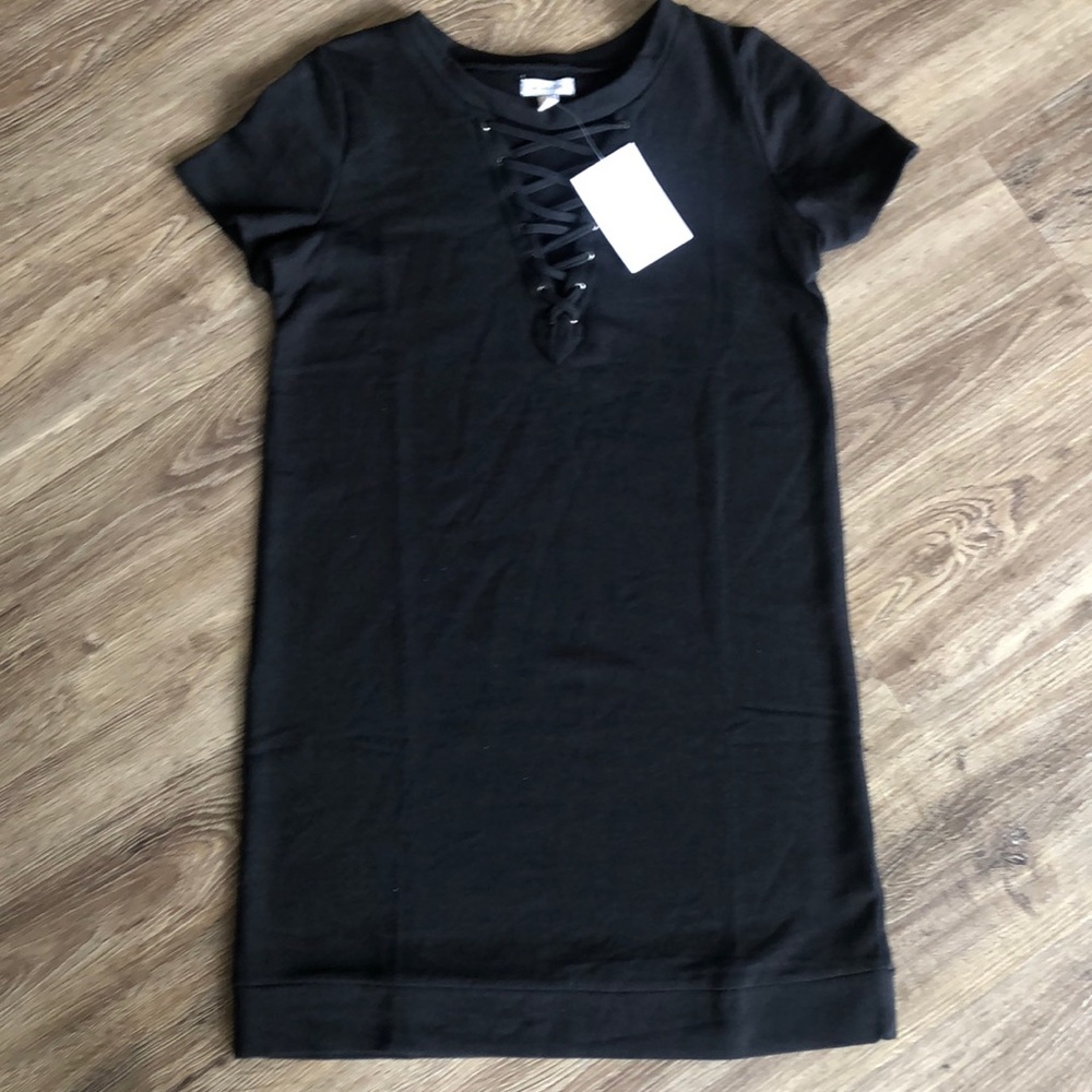 NWT Love, Fire Black Bodycon Criss Cross Dress